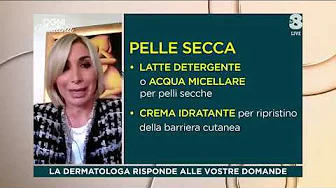 Mascherine, gel e pelle irritata. Ne parla la Dott.ssa Manuela Carrera – TV8 